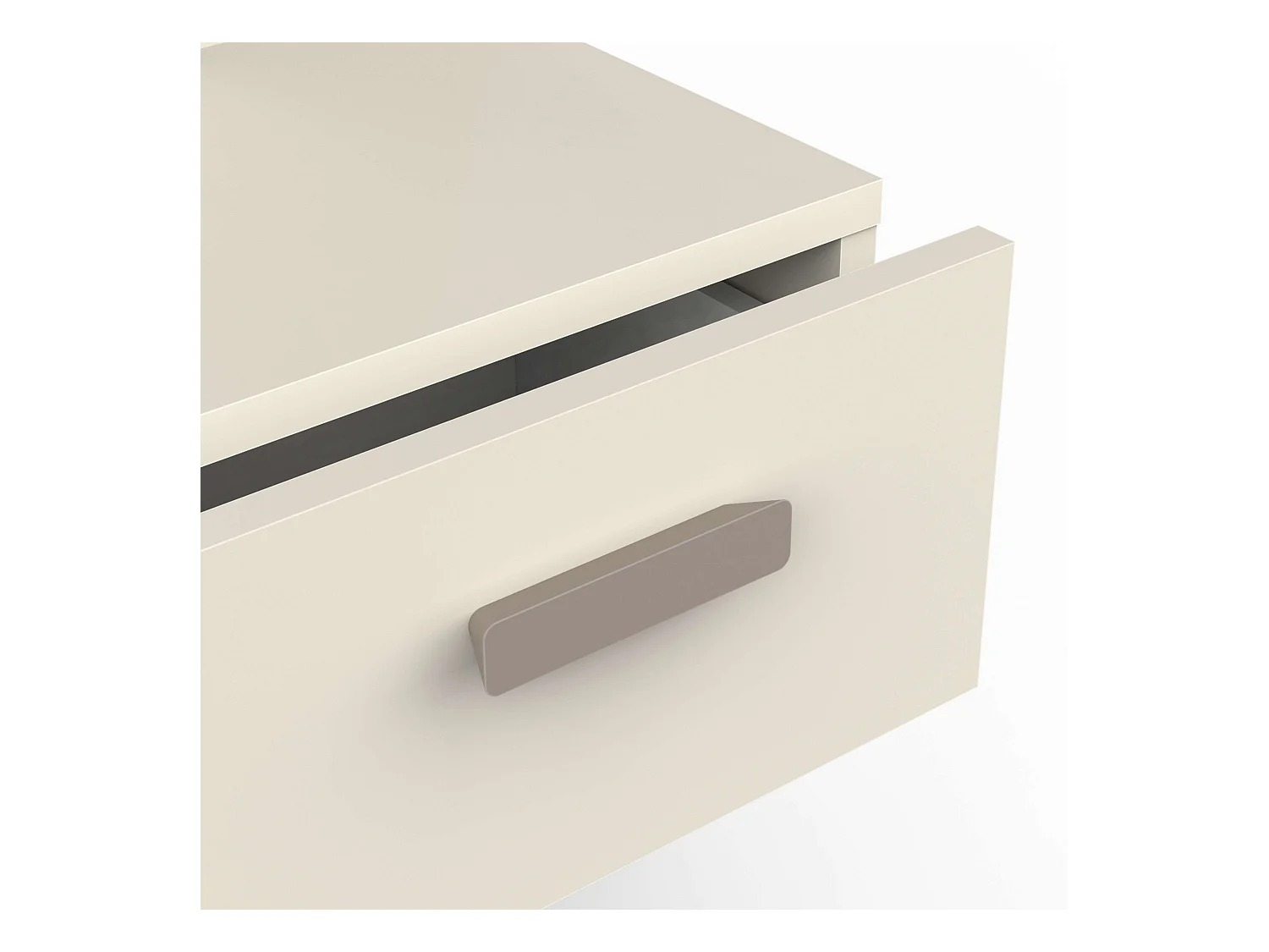 Mesita de Noche Juvenil Camillia 1 Cajón 2 Ganchos Roble Vicenza