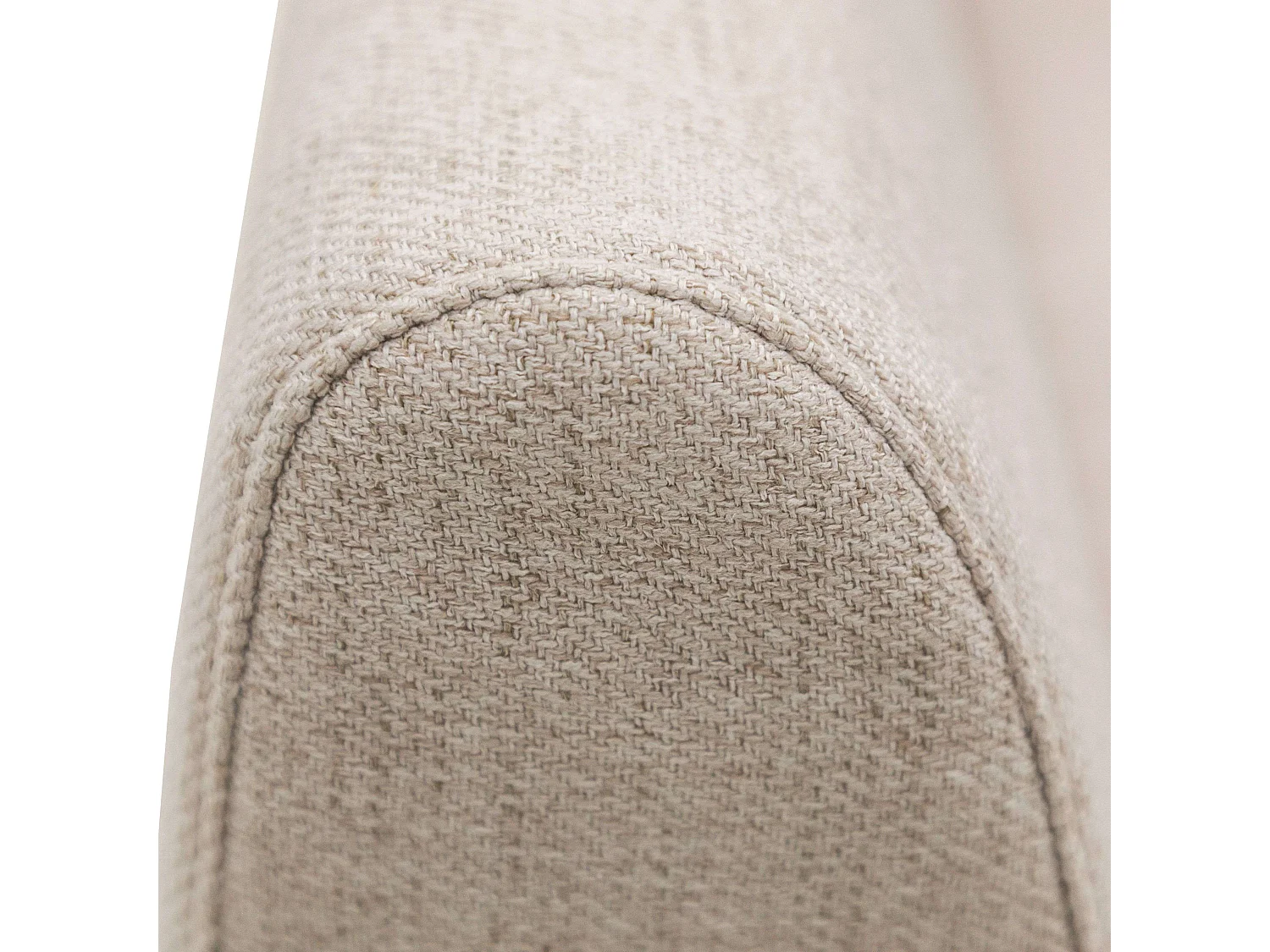 Sofá 3 Plazas Mave Salón Comedor Contemporáneo Beige, Madera, 180 cm