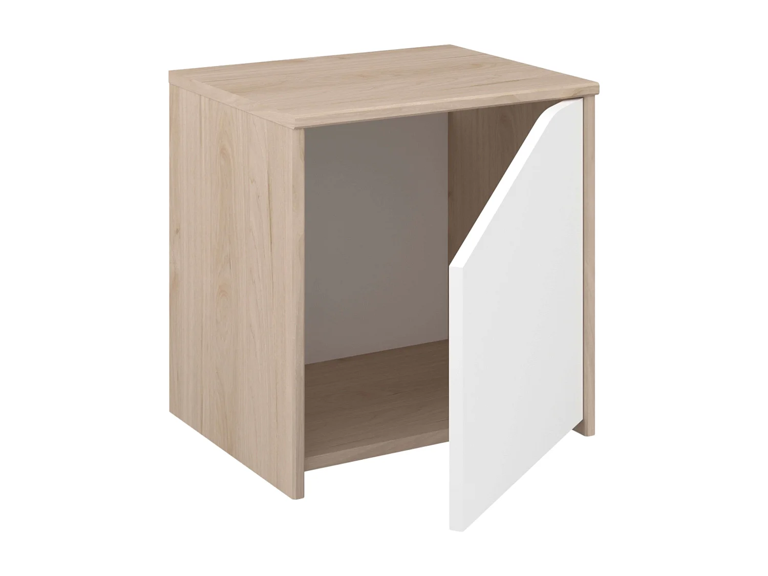 Table de chevet enfant 42x40x33 cm Design asymétrique Chambre nordique