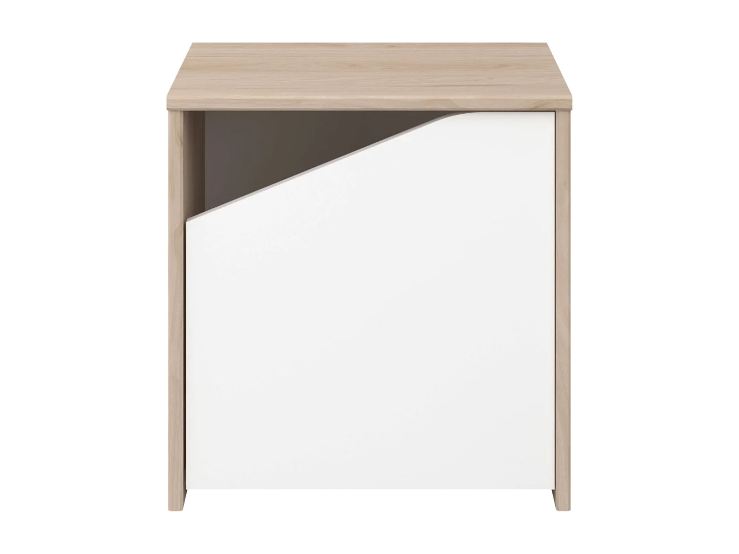 Table de chevet enfant 42x40x33 cm Design asymétrique Chambre nordique