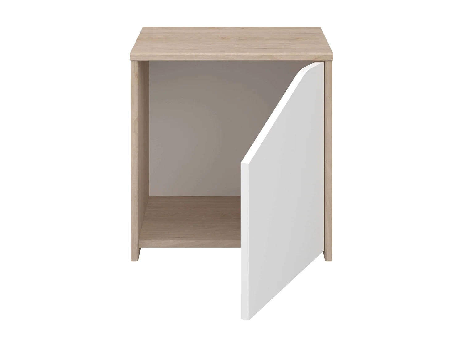 Table de chevet enfant 42x40x33 cm Design asymétrique Chambre nordique