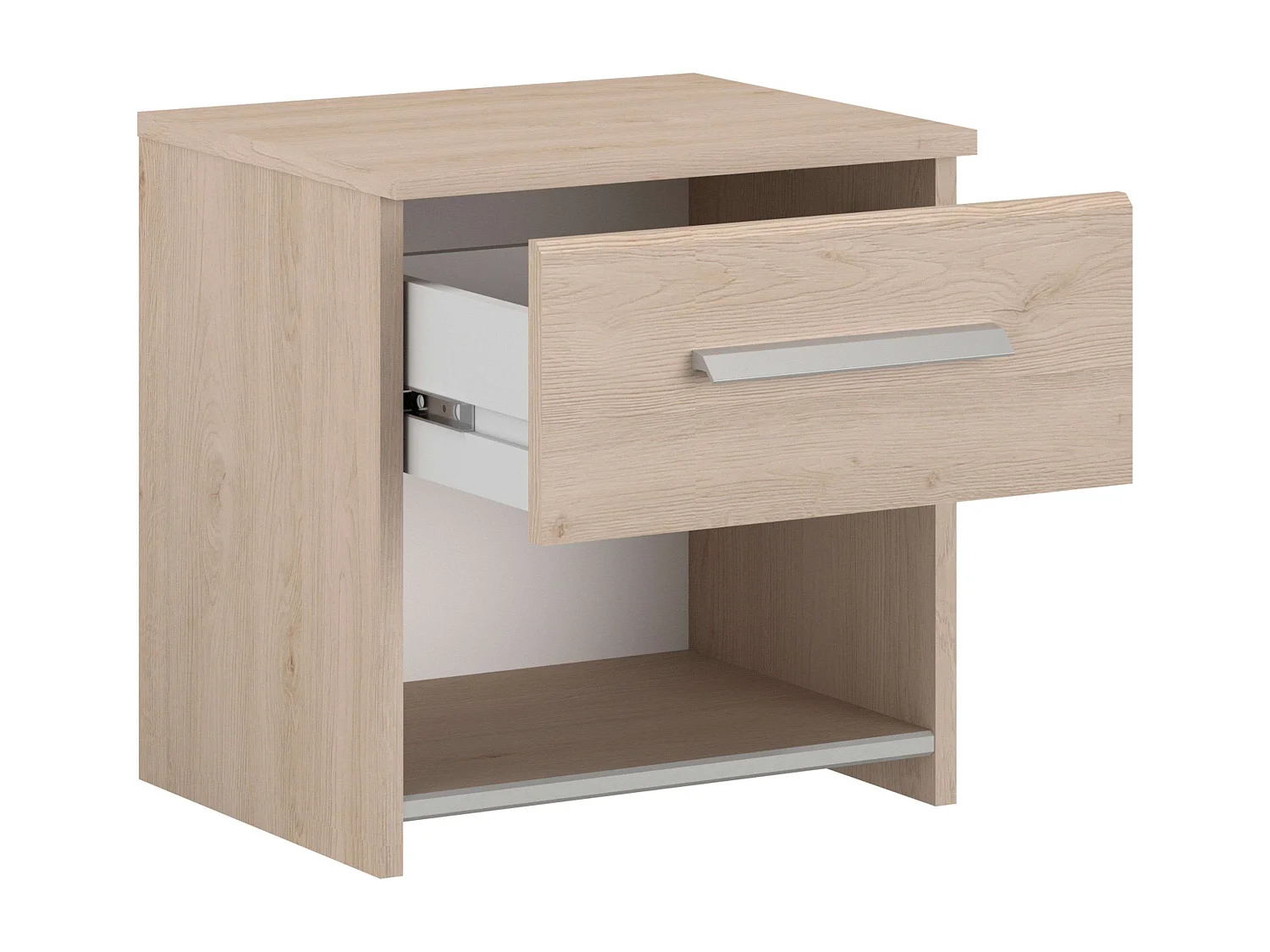 Table de chevet en chêne japonais de la Baltique 40x41x33 cm