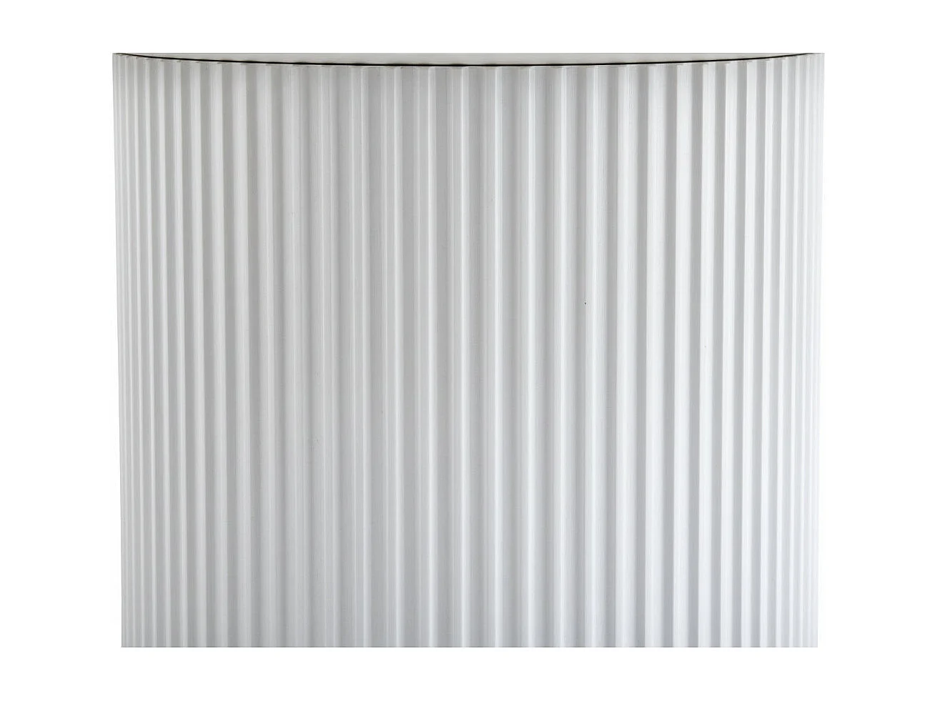 Lot 2 Tables Basses Gigognes MINA Pieds Métal Blanc Plateau Céramique Bois Blanc D80xH38cm + D60xH45cm