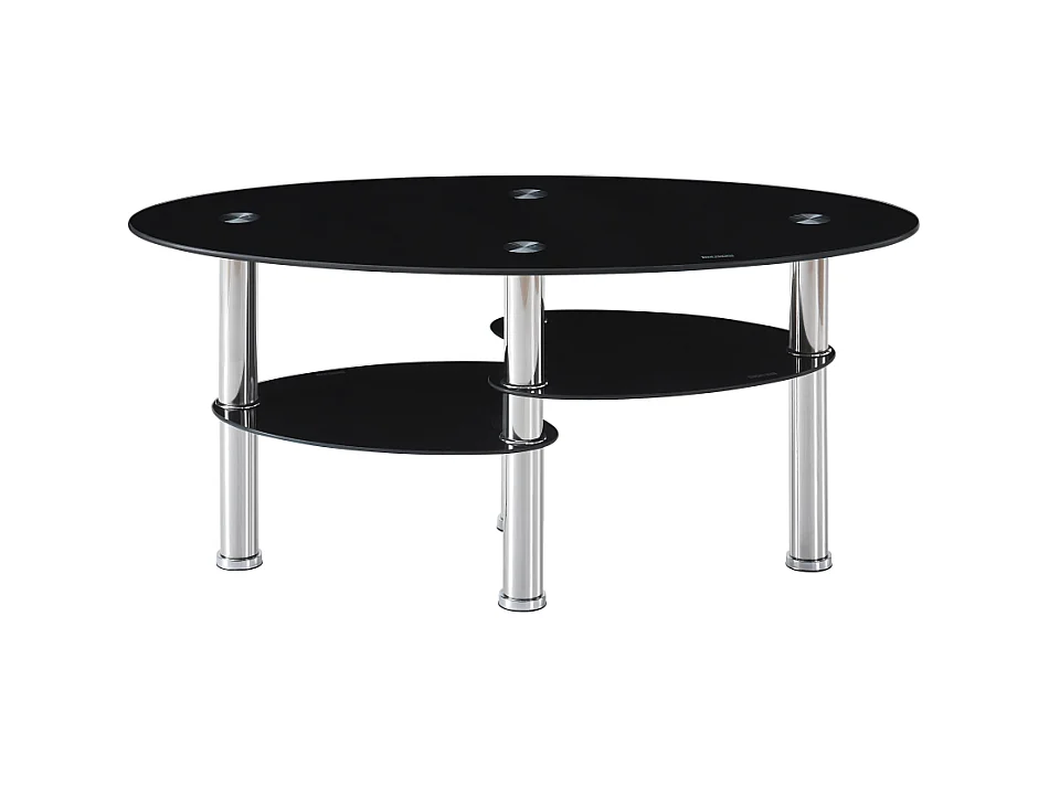 Table basse GAME Noir 100x50x45 cm