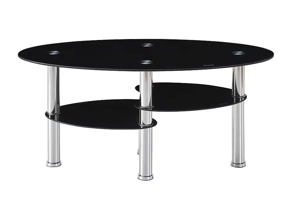 Table basse GAME Noir 100x50x45 cm