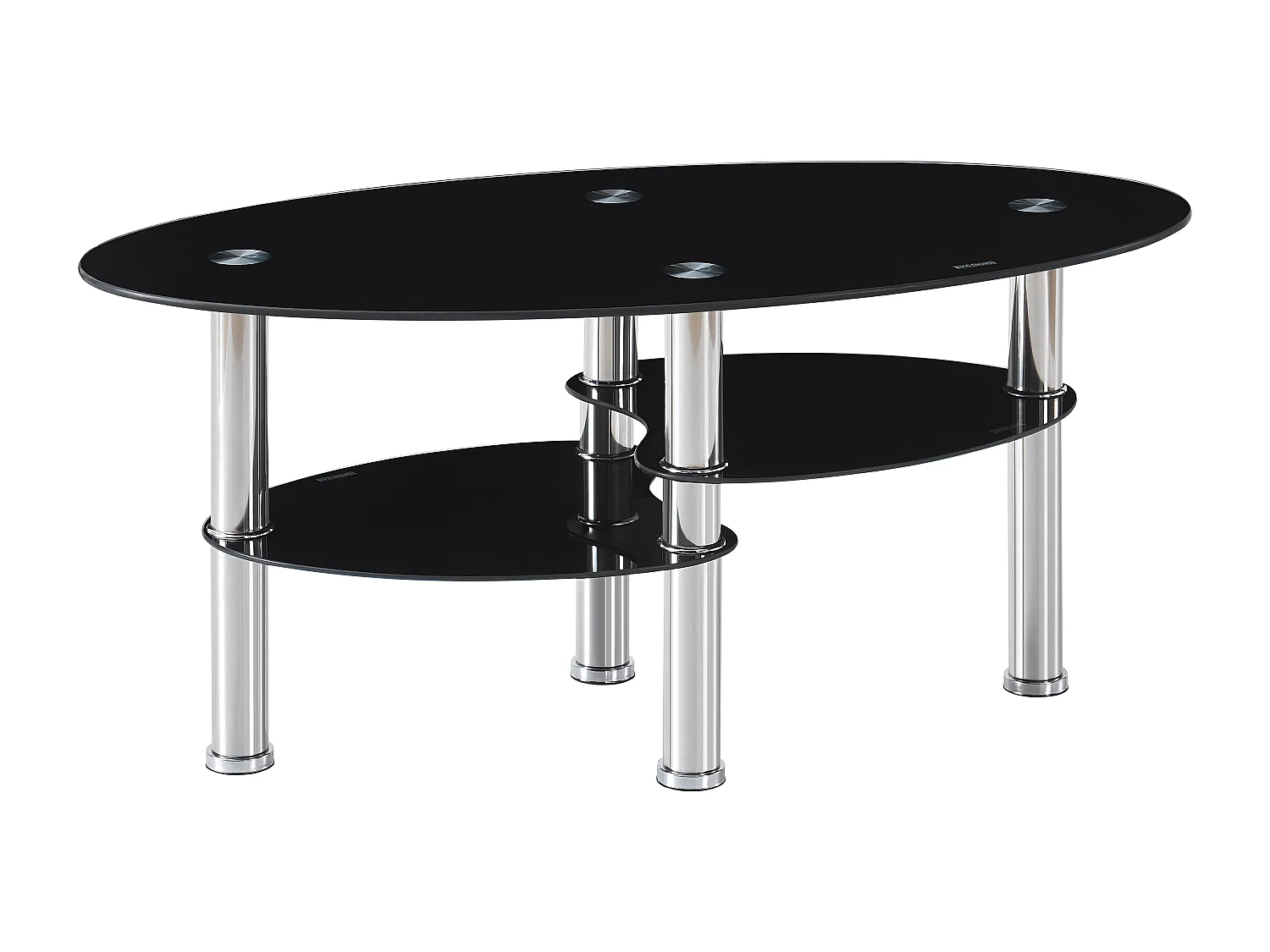 Table basse GAME Noir 100x50x45 cm