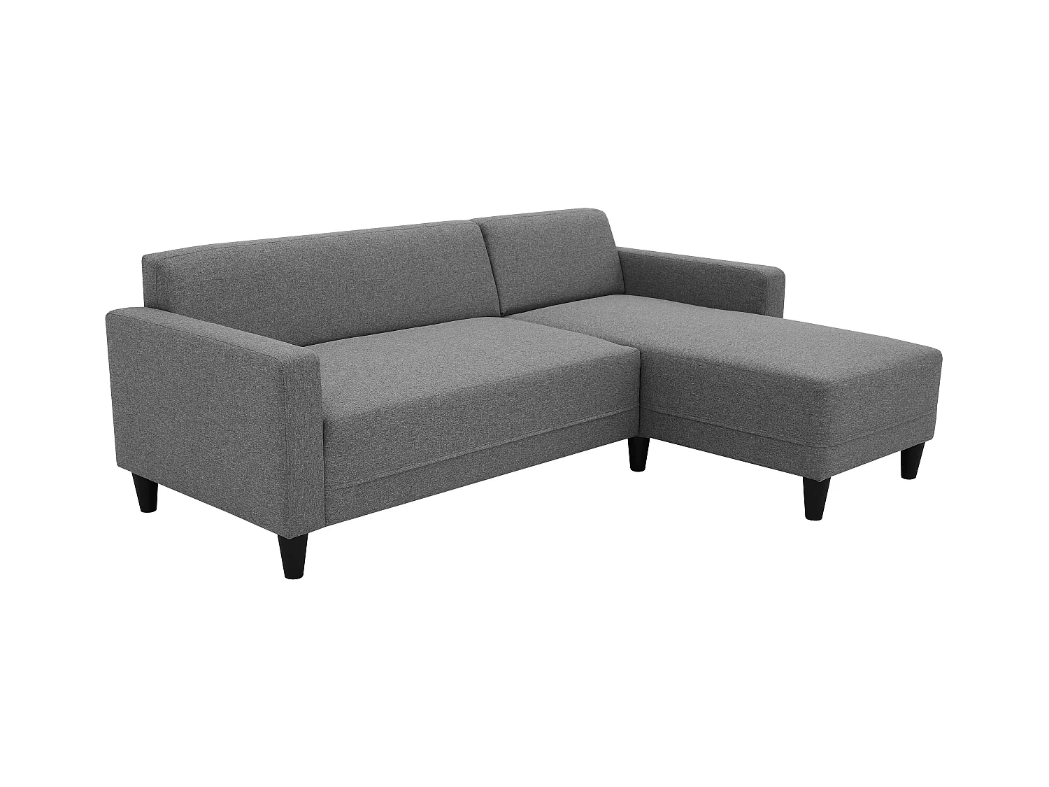 Sofá Chaise Longue Bob Rev. Sawana Gris Antracita 197 cm