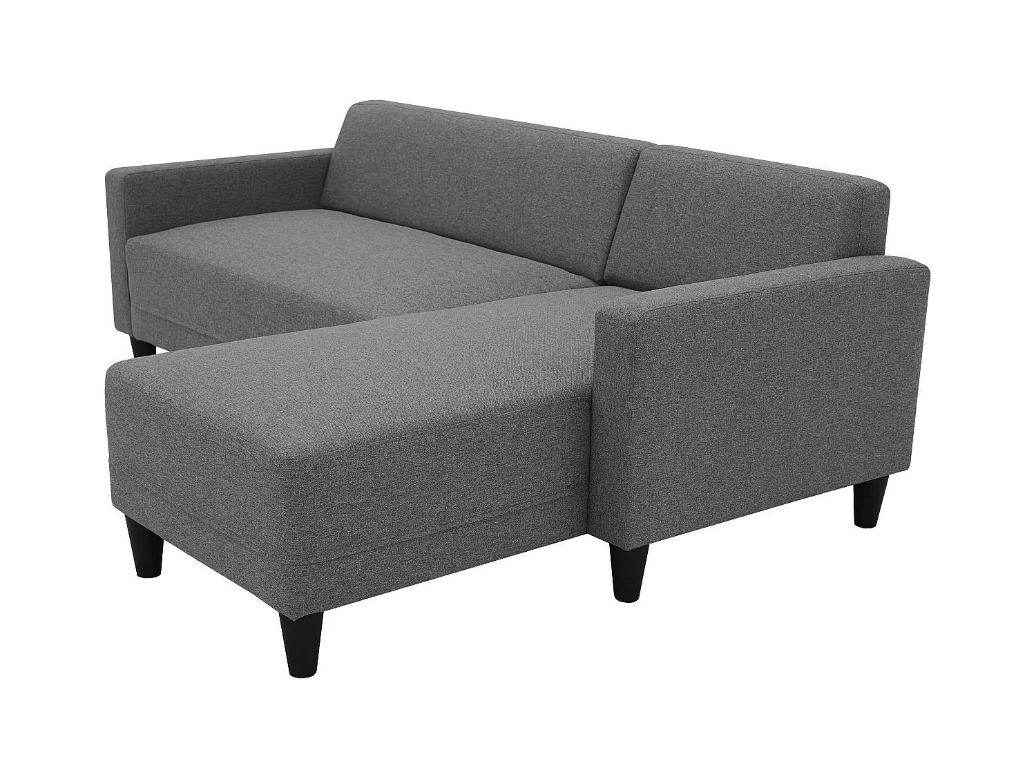 Sofá Chaise Longue Bob Rev. Sawana Gris Antracita 197 cm