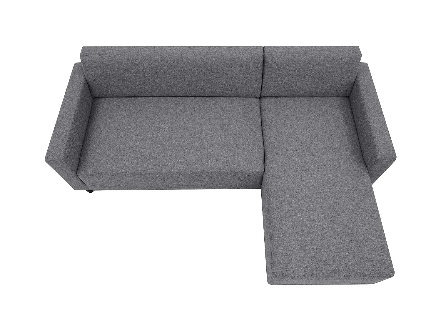 Sofá Chaise Longue Bob Rev. Sawana Gris Antracita 197 cm