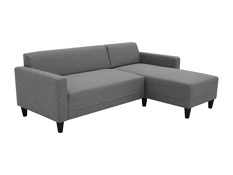 Sofá Chaise Longue Bob Rev. Sawana Gris Antracita 197 cm