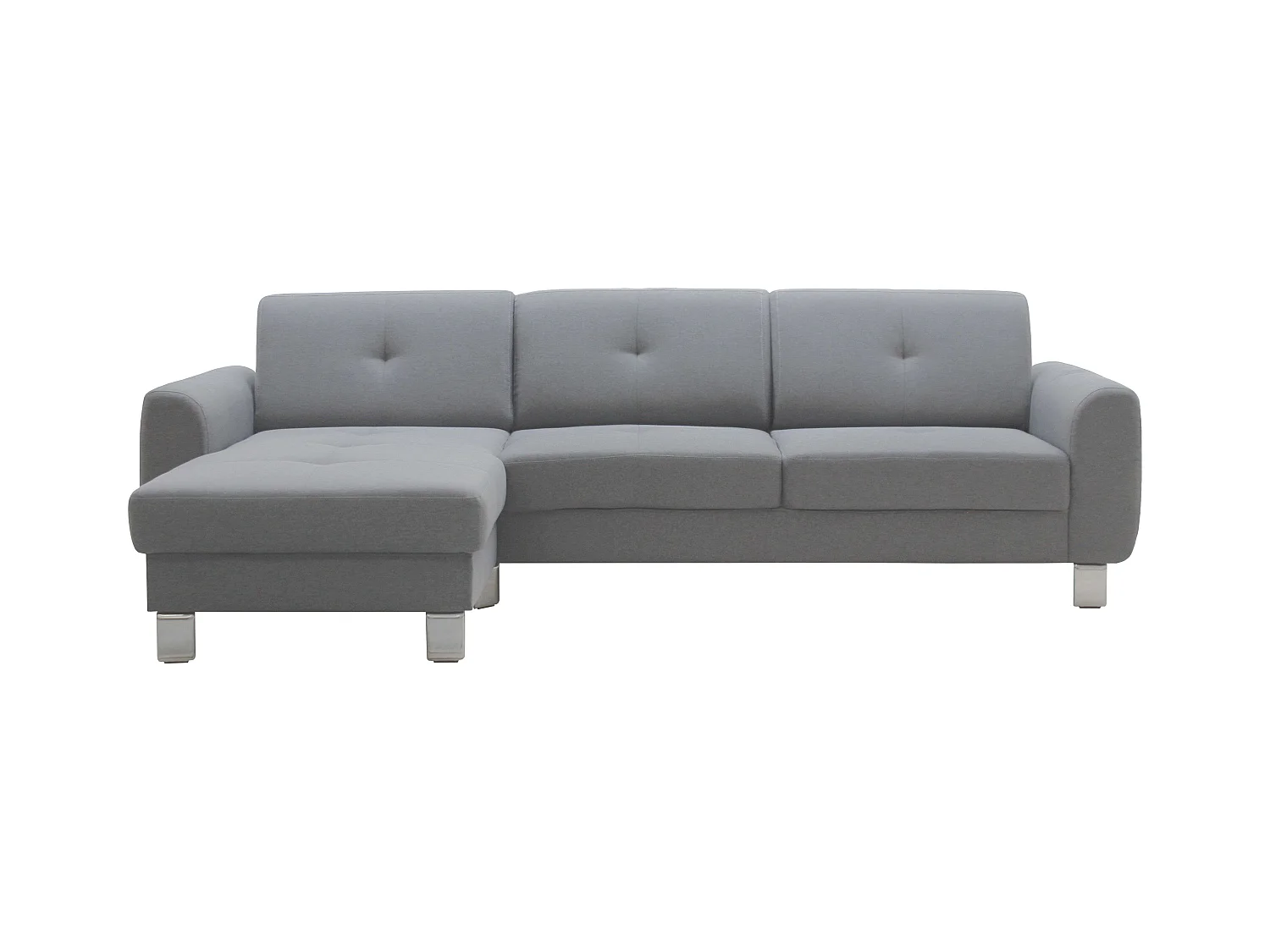 Sofá Axel Malmo Chaise Longe Gris Claro 260 cm