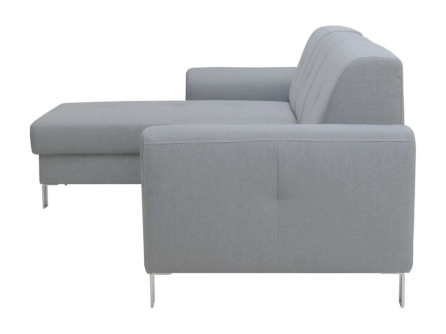 Sofá Axel Malmo Chaise Longe Gris Claro 260 cm