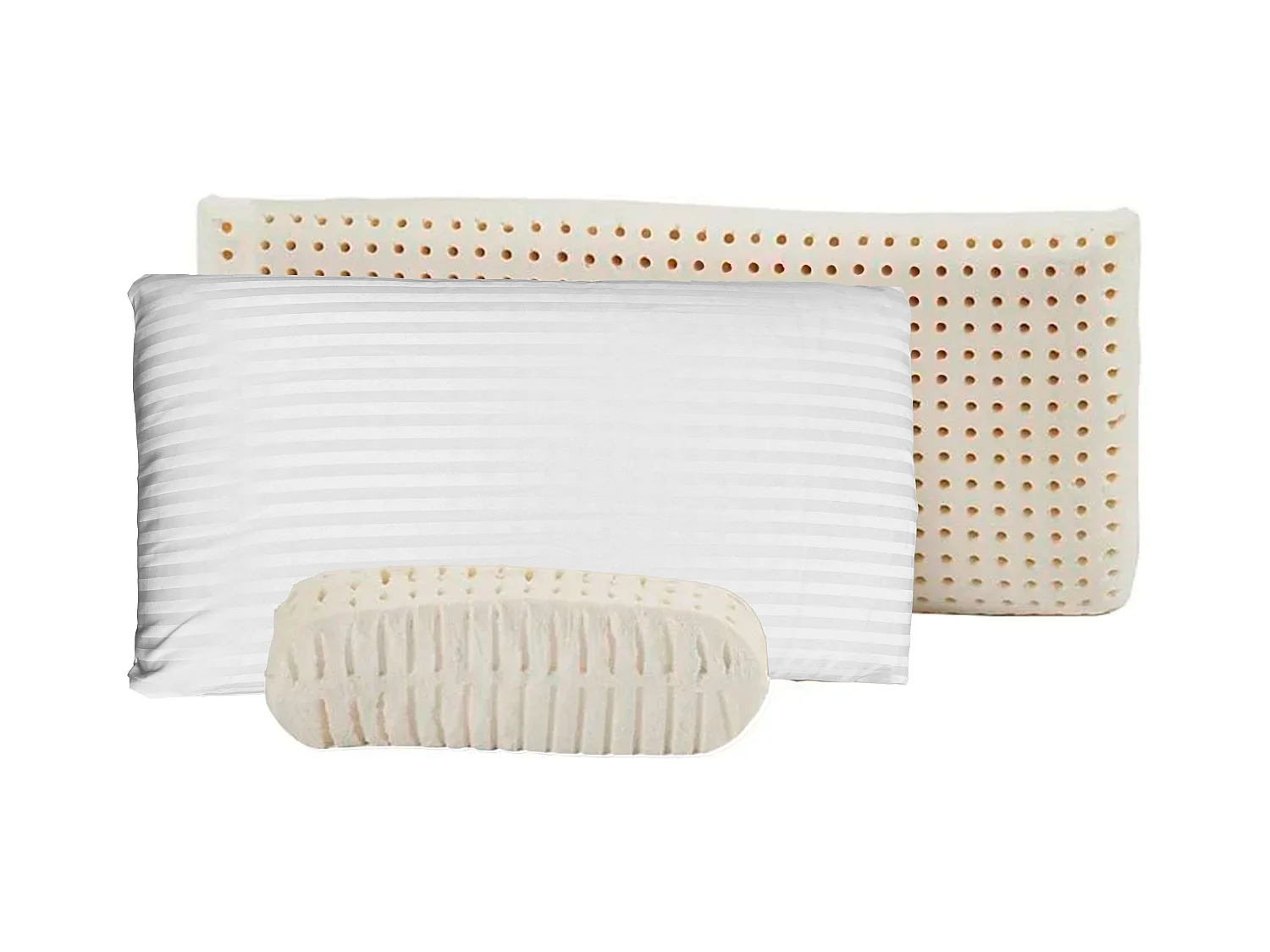 Housse de coussin en latex perforé 75 cm