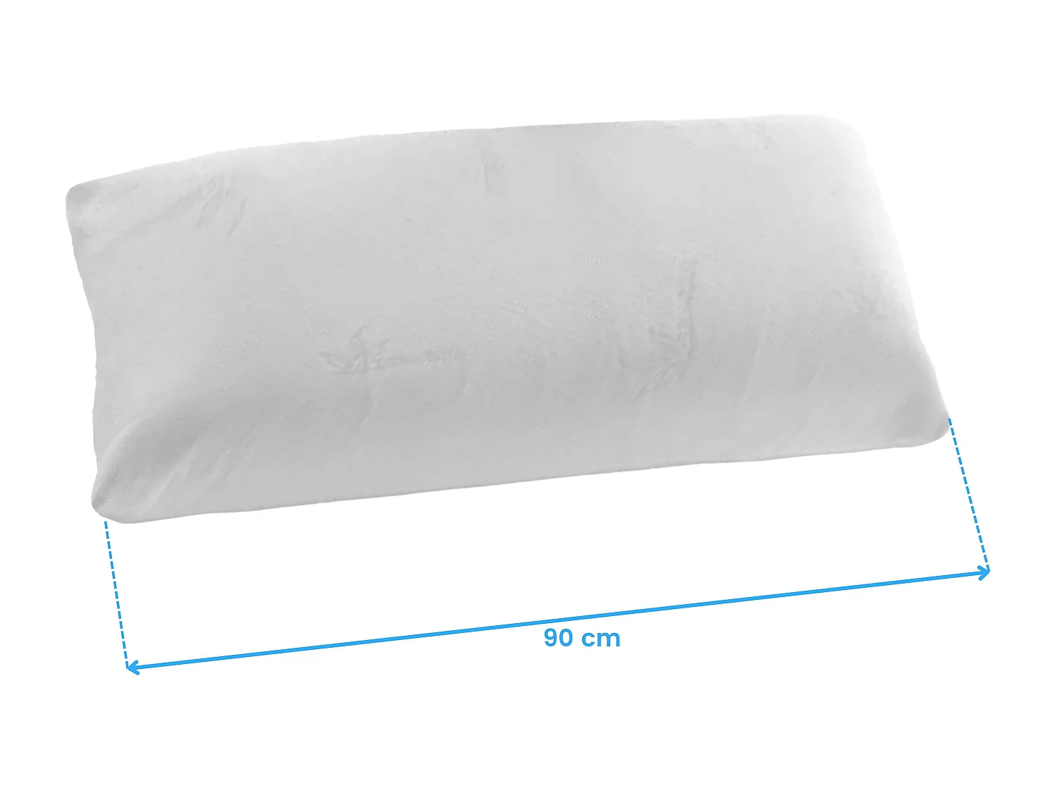 Almofada de alta viscosidade 90 cm Branco