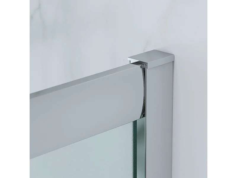 Cabina Doccia 3 Lati 70x90x70 Cm H 185 cm vetro 6 mm Opaco Scorrevole| Kiro