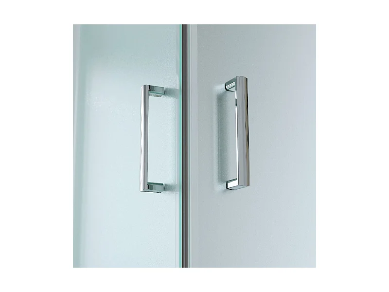 Box Doccia 3 Lati 70x100x70 Cm H185 cm vetro Opaco 6 mm Apertura Scorrevole| Kiro