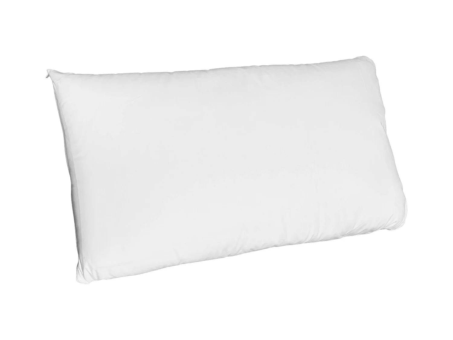 Petit oreiller Moshy, 90 cm, blanc, avec housse double, 100% coton et polyester