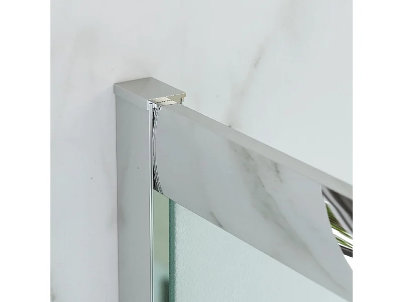 Cabina Doccia Angolare Scorrevole 70x90 Cm H 185 cm Vetro Opaco 6 mm| Kiro