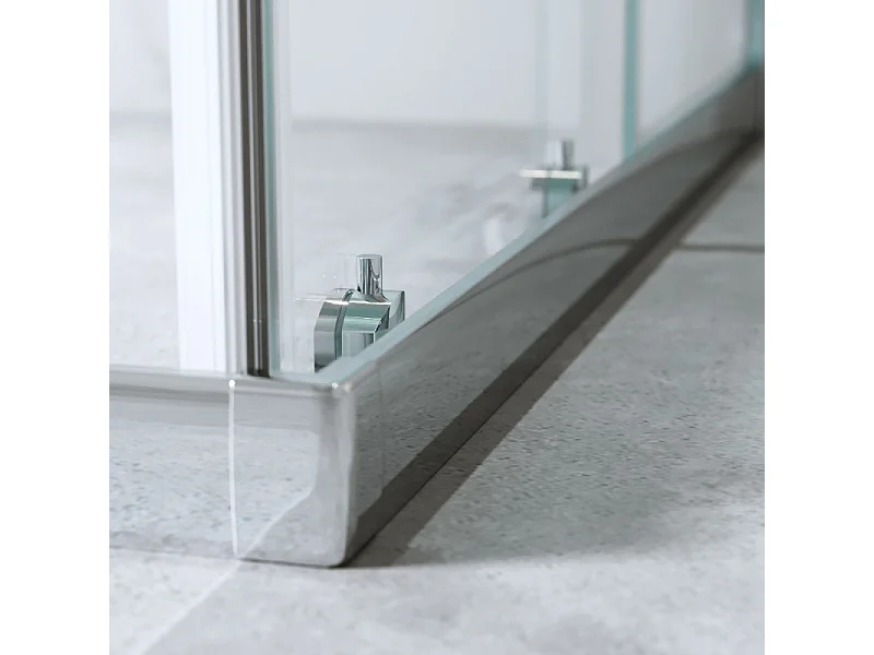 Box Doccia Angolare Scorrevole 70x100 Cm H 185 cm Vetro 6 mm Trasparente| Kiro