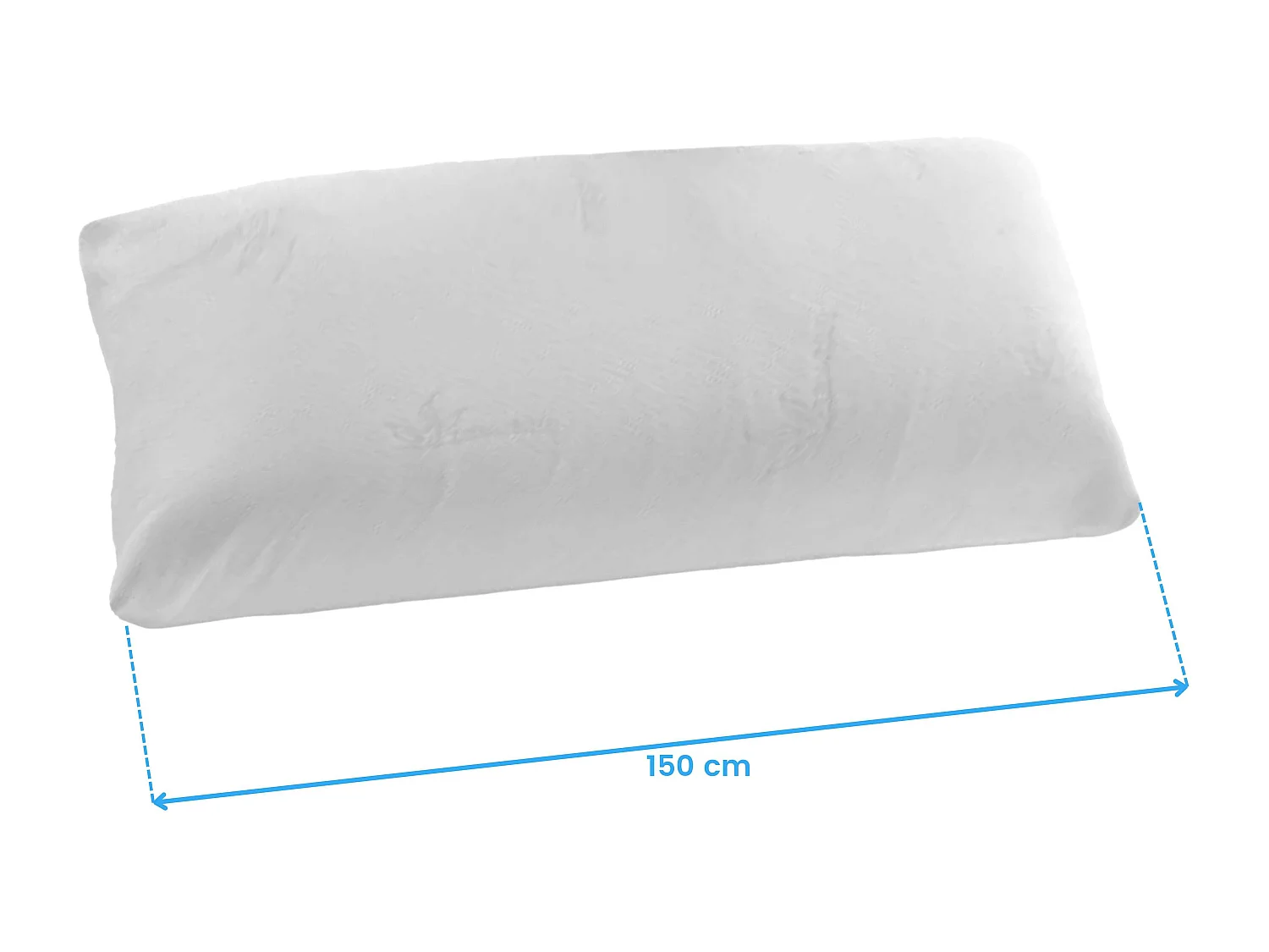 Almofada de alta viscosidade 150 cm Branco