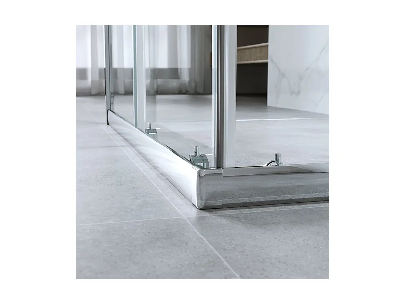 Cabina Doccia 3 Lati 70x100x70 Cm H185 cm Cm vetro 6 mm Trasparente Scorrevole| Kiro