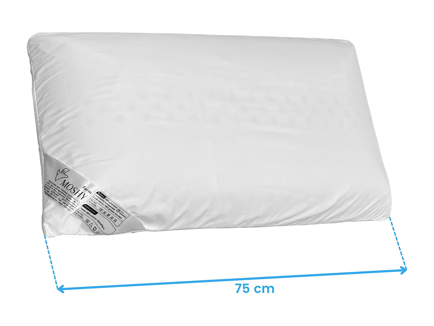 Travesseiro Viscoelástico Form Moshy Altura Média 75 cm