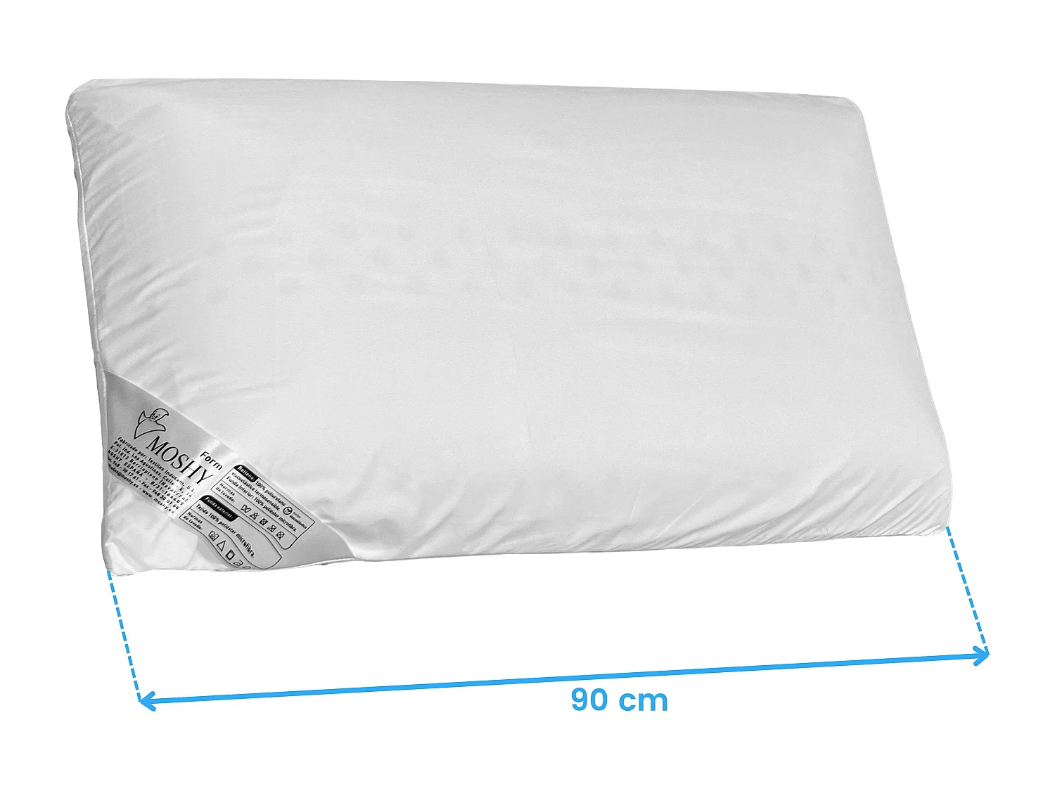 Travesseiro Viscoelástico Form Moshy Altura Média 90cm
