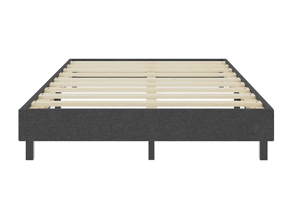 Estructura de cama box spring tela gris 120x200 cm SHL33030