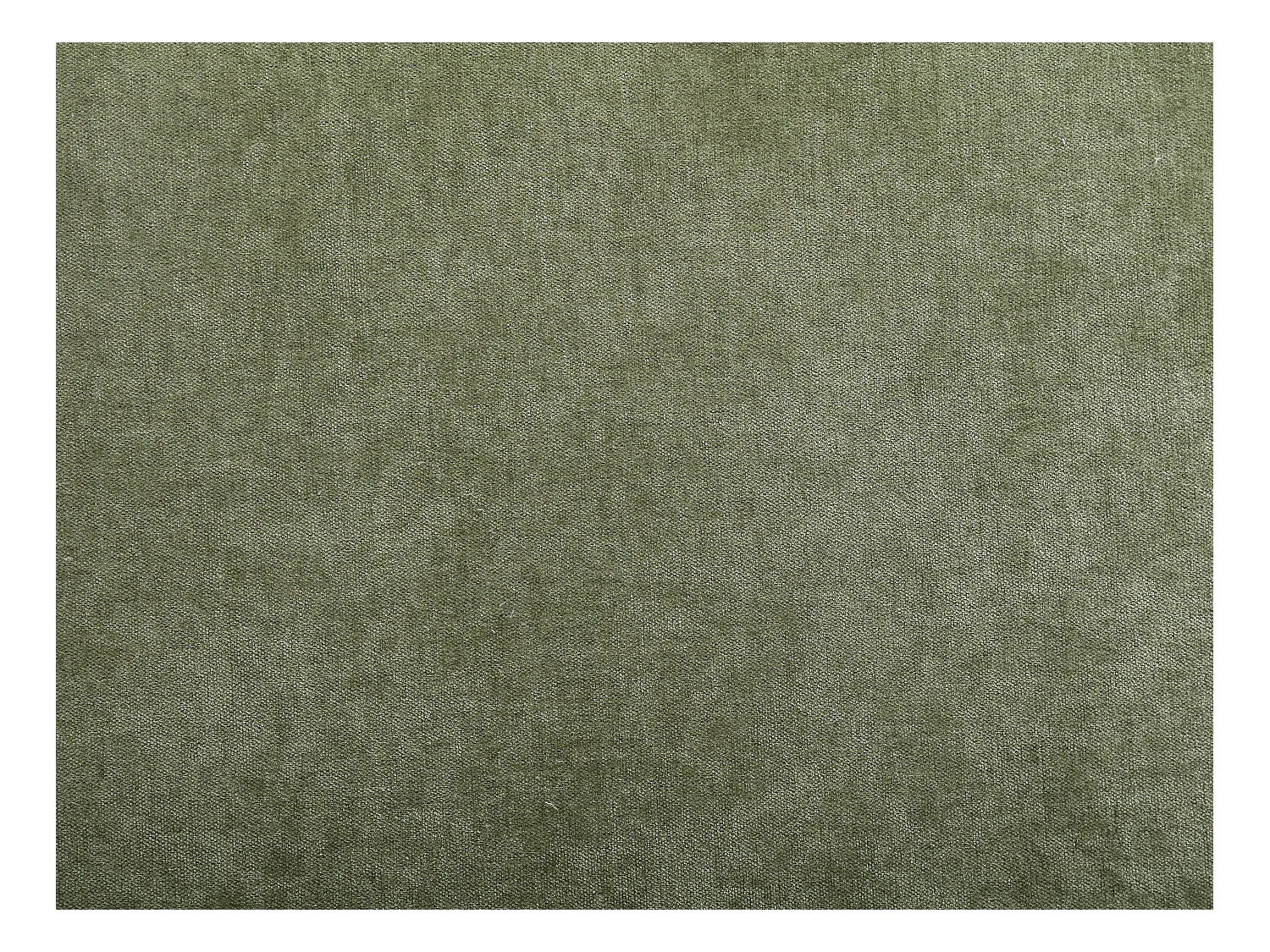 Canapé d'angle gauche et pouf en tissu vert TINDRALO