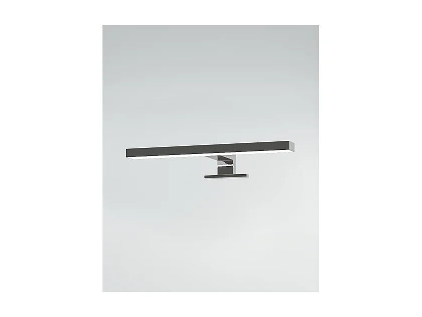 Mobile bagno Top L 140 x P 46 con lavabo in appoggio poro noce cassettiera 140 poro noce specchio rettangolare