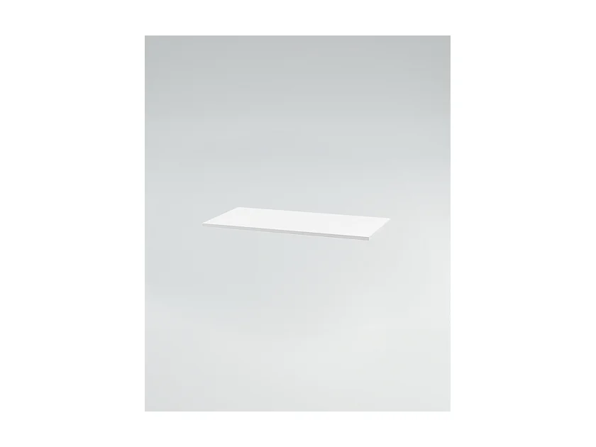 Mobile bagno Top L 140 x P 46 con lavabo in appoggio poro noce cassettiera 140 bianco luce specchio rettangolare