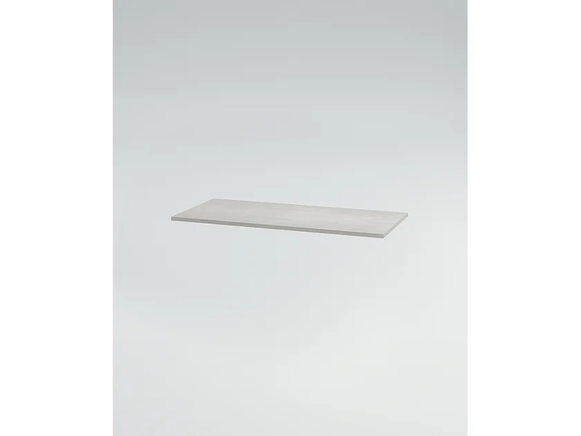 Mobile bagno con lavabo integrato L 100 x H 30 x P 46 Larice Cenere Cassettiera Colonna e Specchio