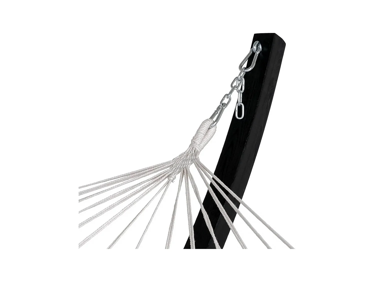 HAMOCK - Hamac Pied en Bois de Mélèze et Toile en Coton et Polyester