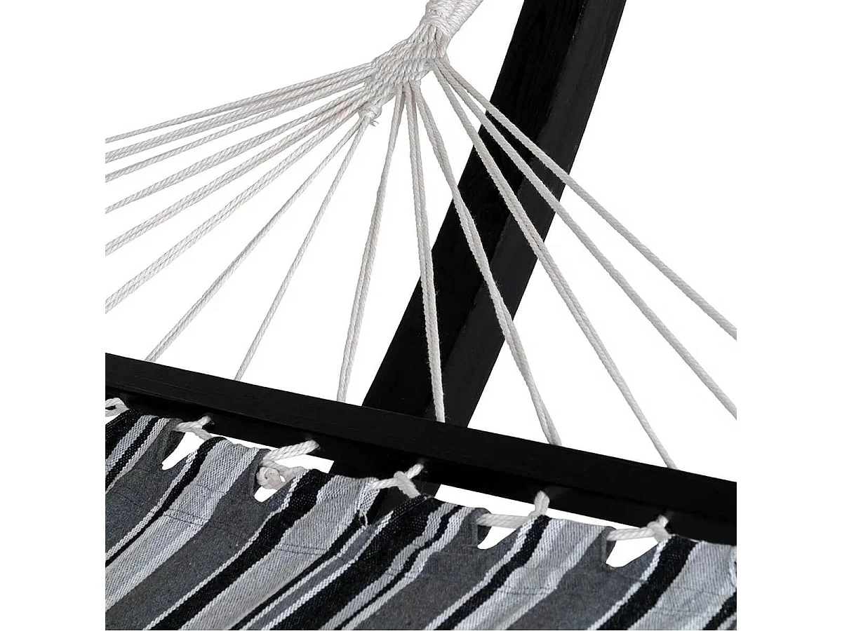 HAMOCK - Hamac Pied en Bois de Mélèze et Toile en Coton et Polyester