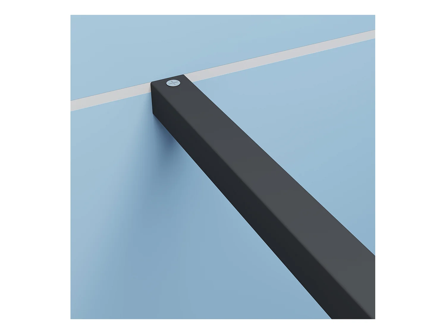 Paroi de douche fixe 90x200 cm + Barre de fixation 140cm avec pince + Étagère de Douche 90cm en alu - verre 8 mm anticalcaire - Noir mat