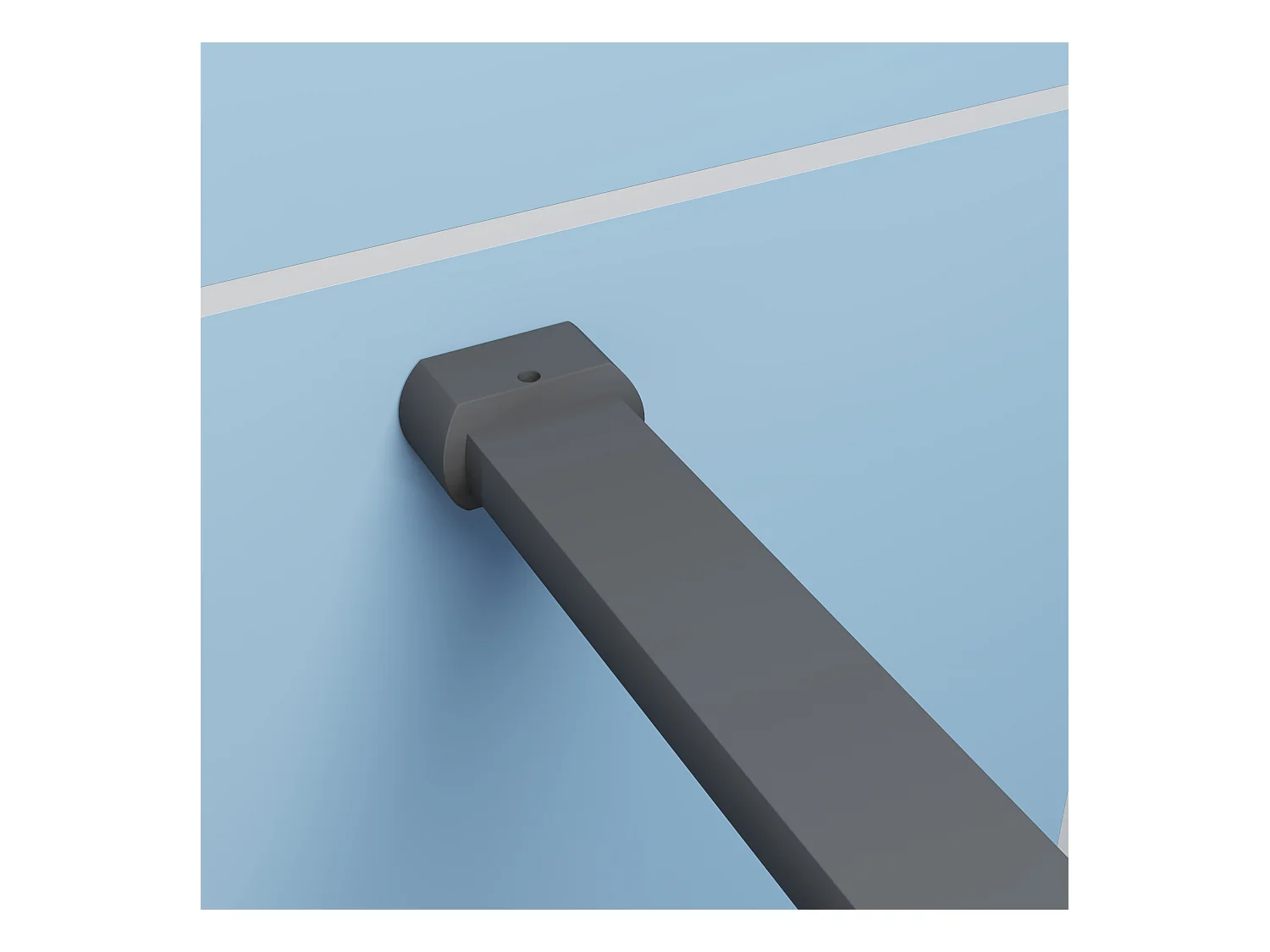 Paroi de douche à l'italienne noir 80x200cm + Étagère de Douche 80cm en alu - 8mm Verre coloré anticalcaire avec barre de fixation noir 140cm