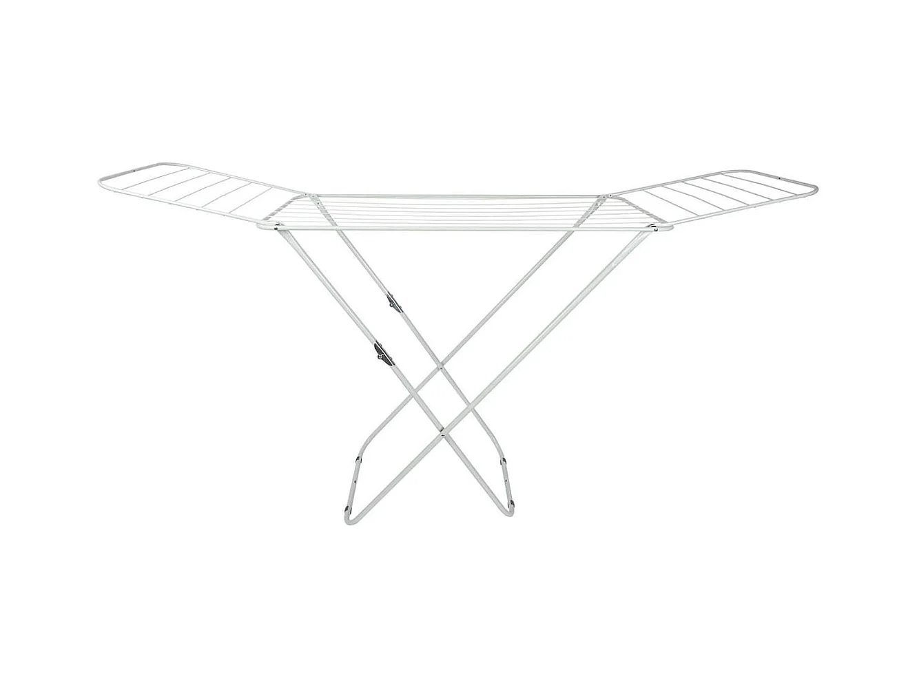 Etendoir à linge pliable 18 mètres étendage blanc