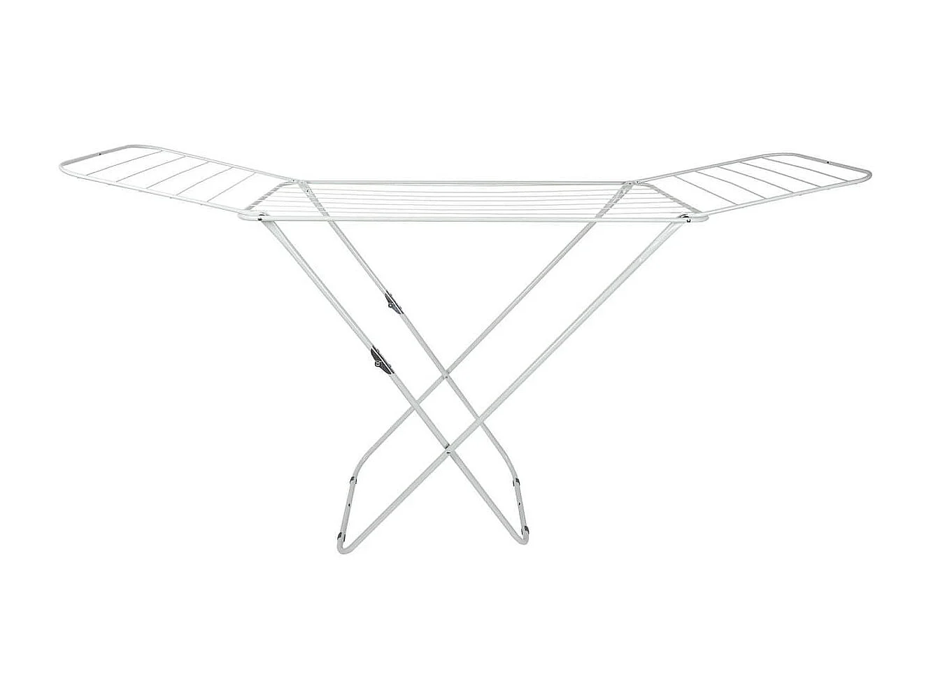 Etendoir à linge pliable 18 mètres étendage blanc