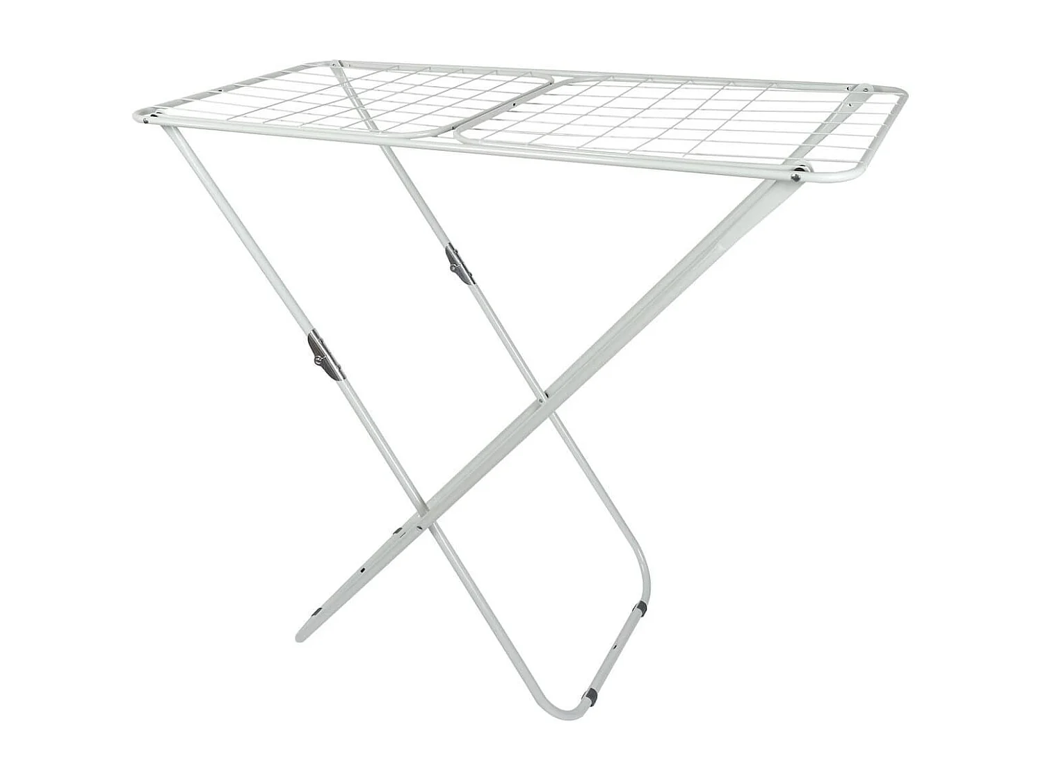 Etendoir à linge pliable 18 mètres étendage blanc