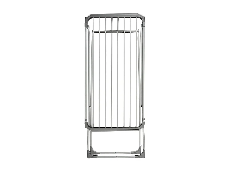 Etendoir à linge extensible 15 mètre d'étendage en métal et plastique blanc