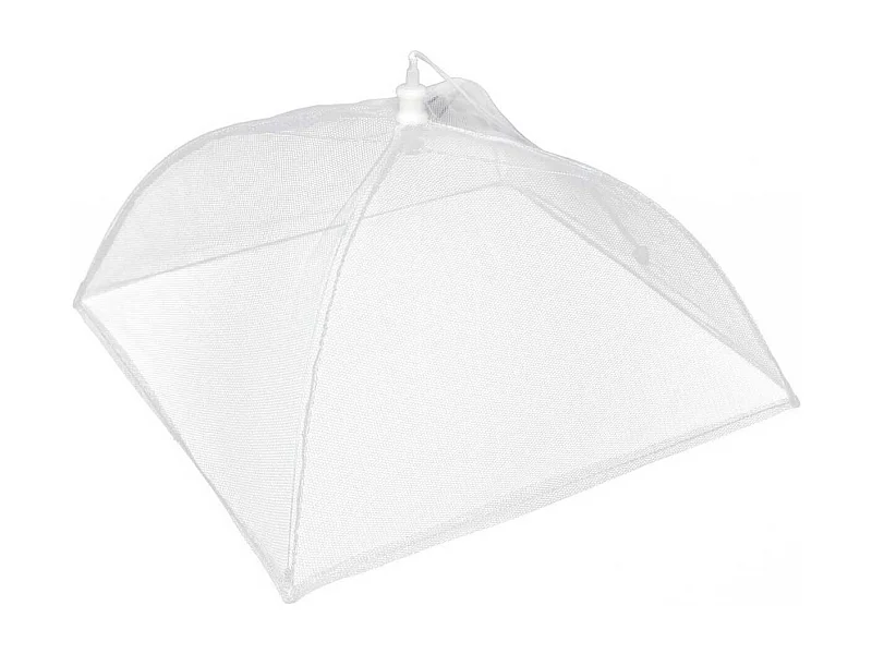 Lot de 2 cloches moustiquaires blanches rétractables