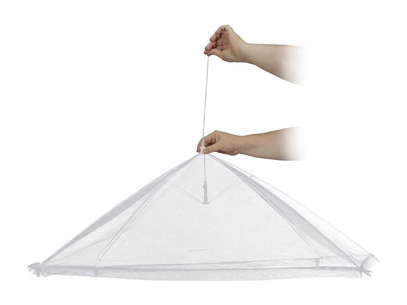 Cloche moustiquaire rétractable XL blanche