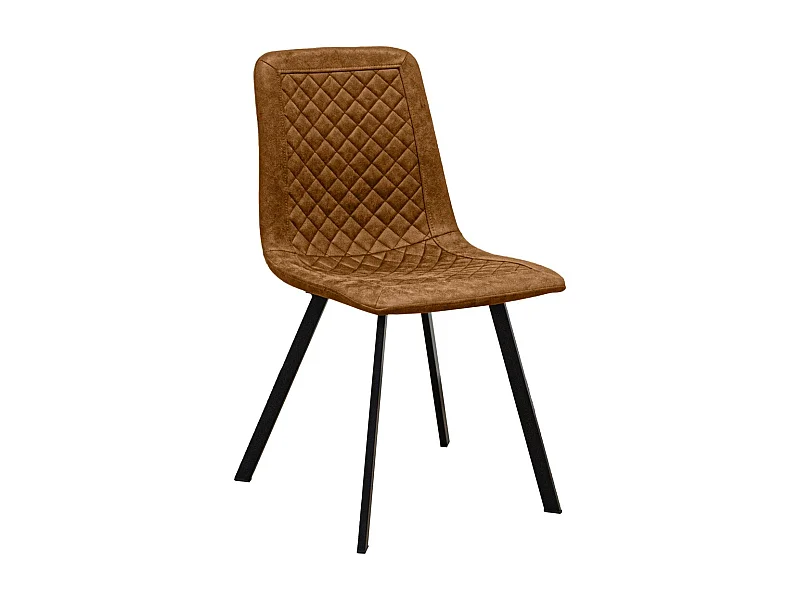 Zestaw 4 krzeseł Wendy, Brązowy, 43x40x87 cm, Epikasa