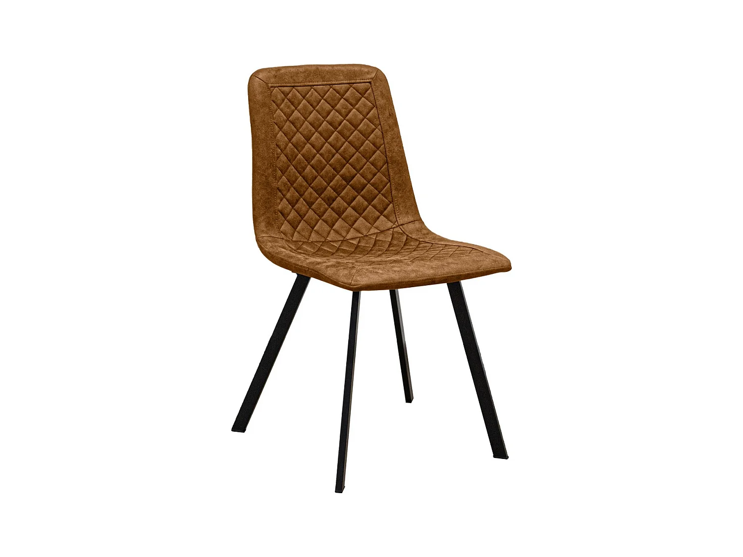 Lot de 4 Chaises Wendy, Marron, 43x40x87 cm, Epikasa