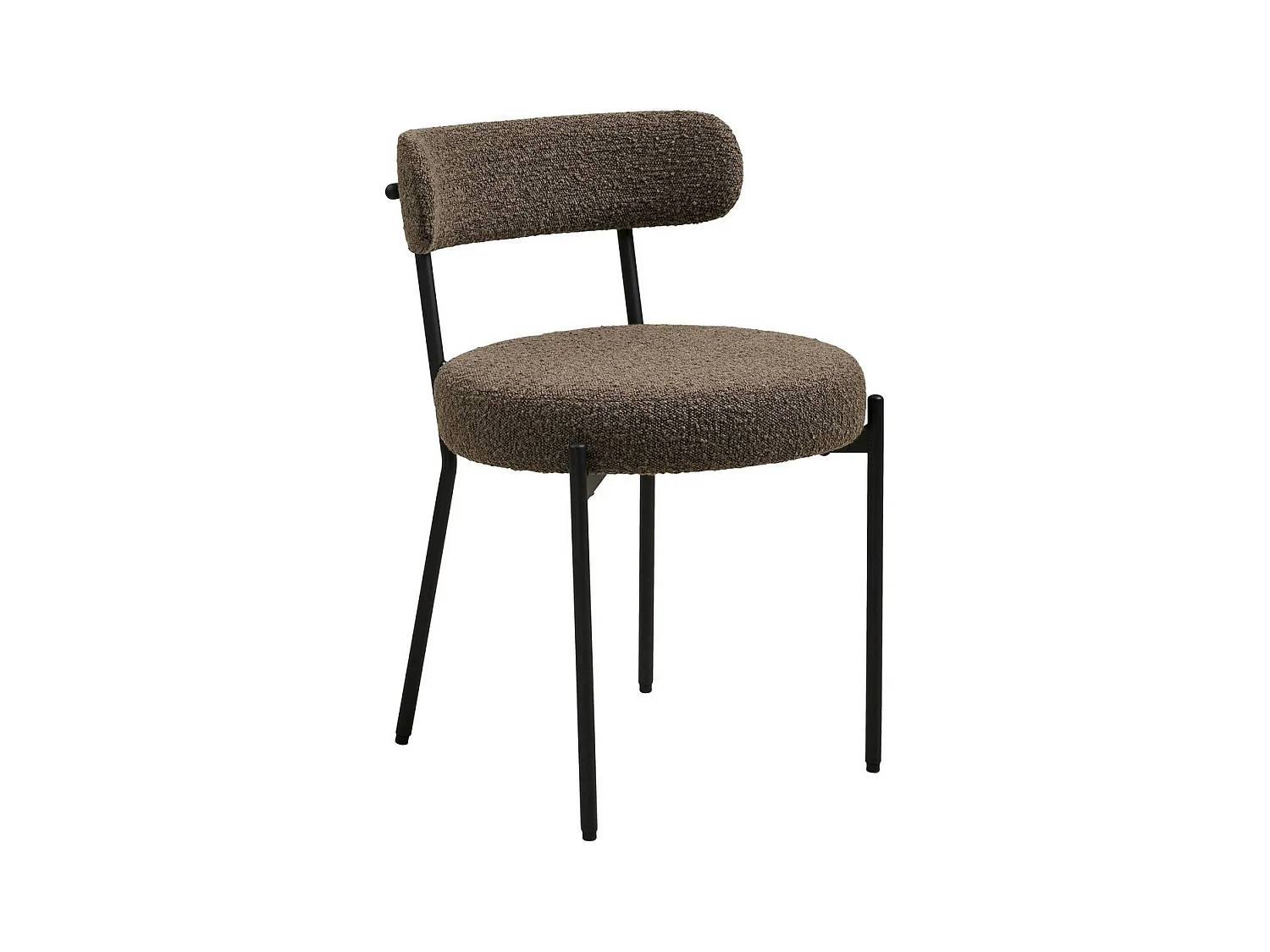 Lot de 2 Chaises Badalona, Marron, 47x49,5x72,5 cm, Epikasa