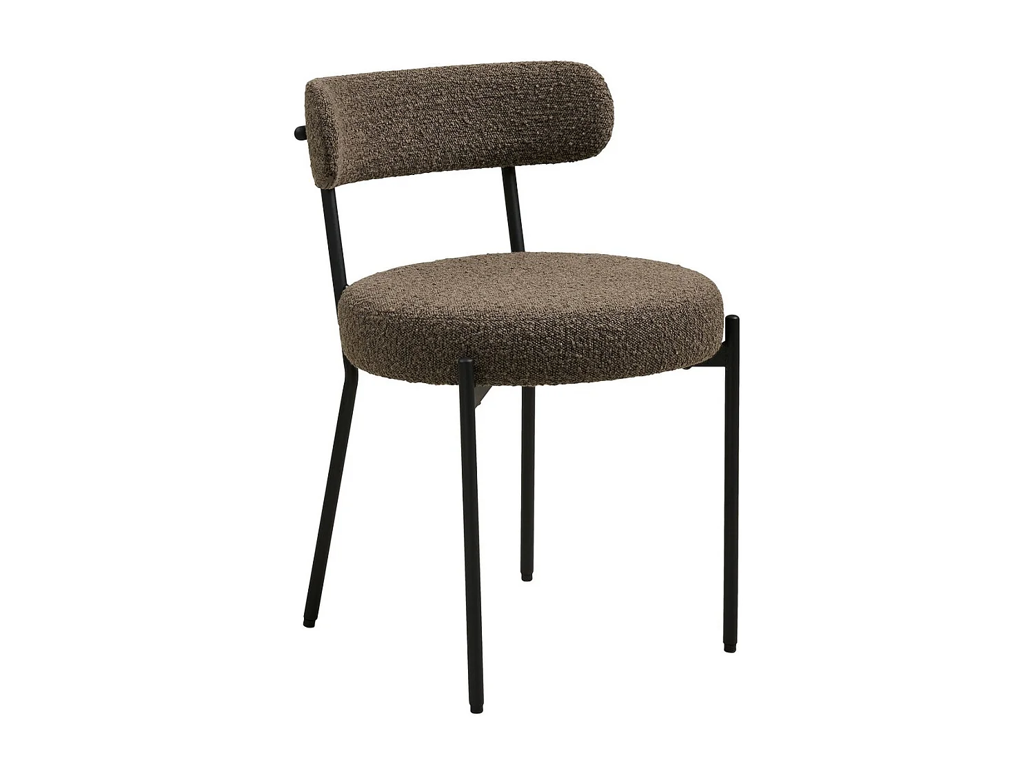 Set van 2 Stoelen Badalona - Bruin - 47x49,5x72,5 cm - Seven Design