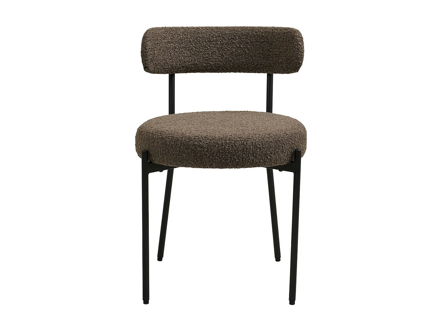Set van 2 Stoelen Badalona - Bruin - 47x49,5x72,5 cm - Seven Design