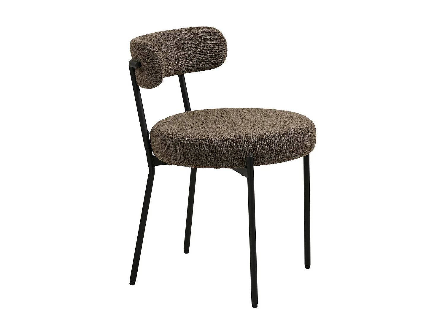 Set van 2 Stoelen Badalona - Bruin - 47x49,5x72,5 cm - Seven Design