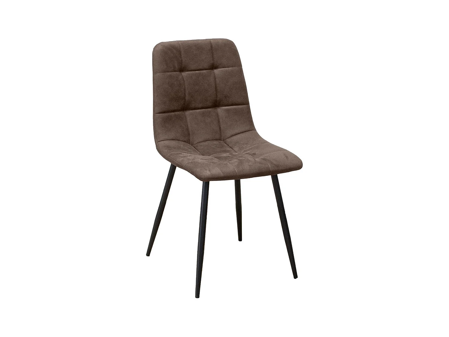 Lot de 4 Chaises Daniela SG, Marron, 54x44x87 cm, Epikasa