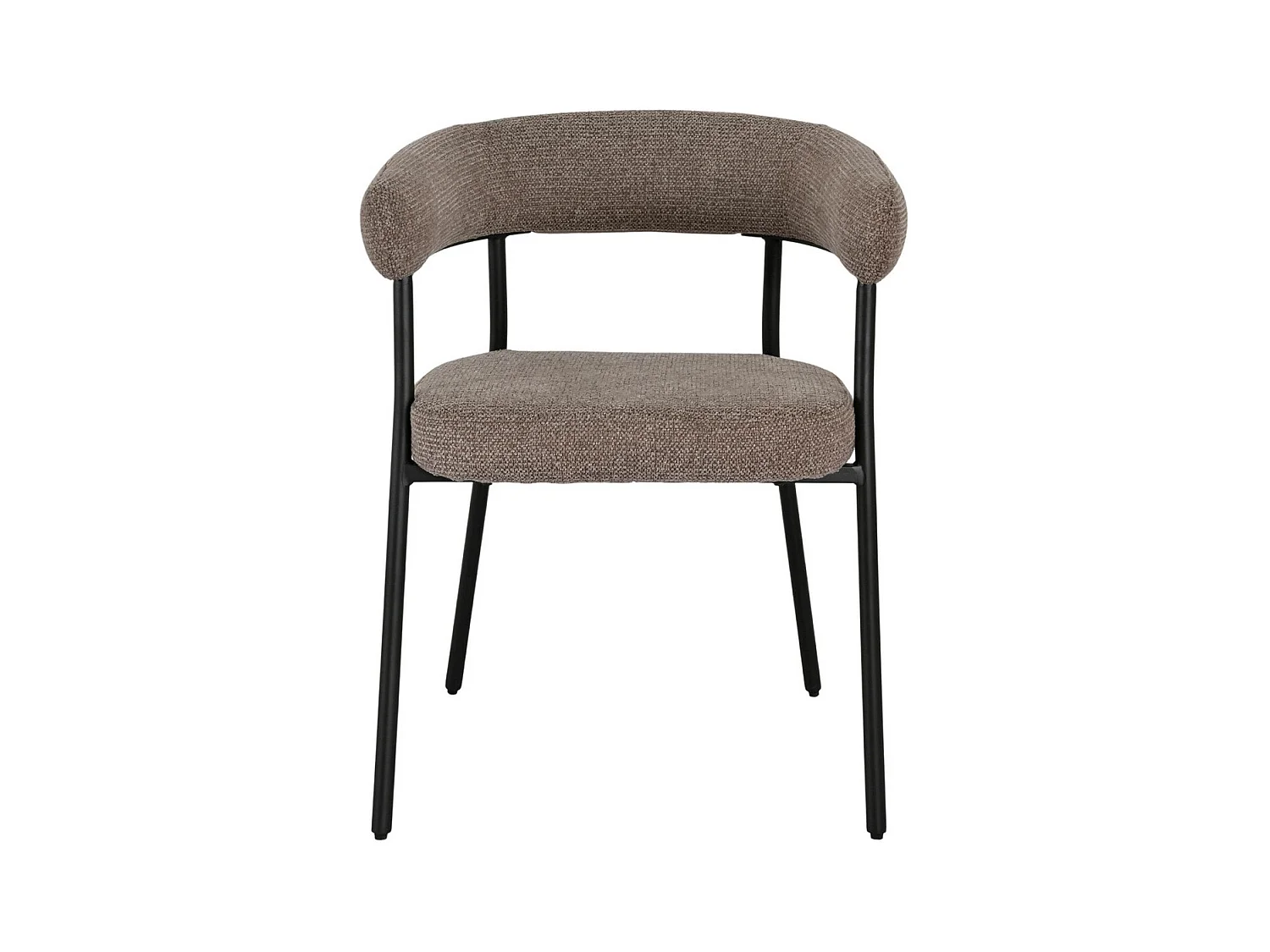 Lot de 2 Chaises Trivio, Marron, 57,5x56x77 cm, Seven Design